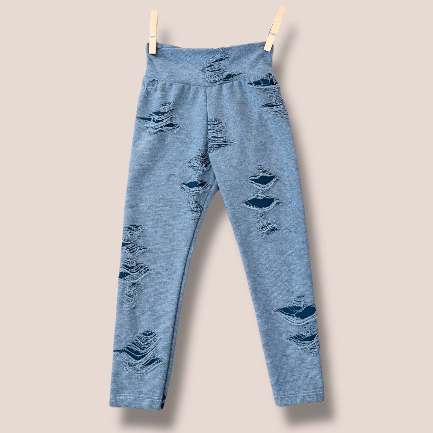 Handmade Distressed Leggings