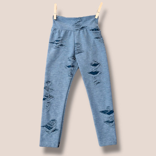 Handmade Distressed Leggings