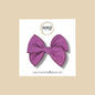 Purple Chiffon Fairytale Bow