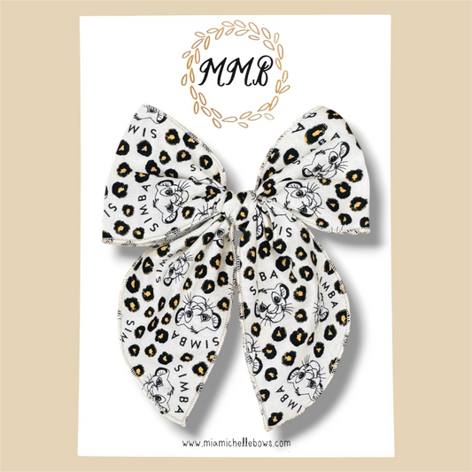 Lion King Simba Ivory Fairytale Bow