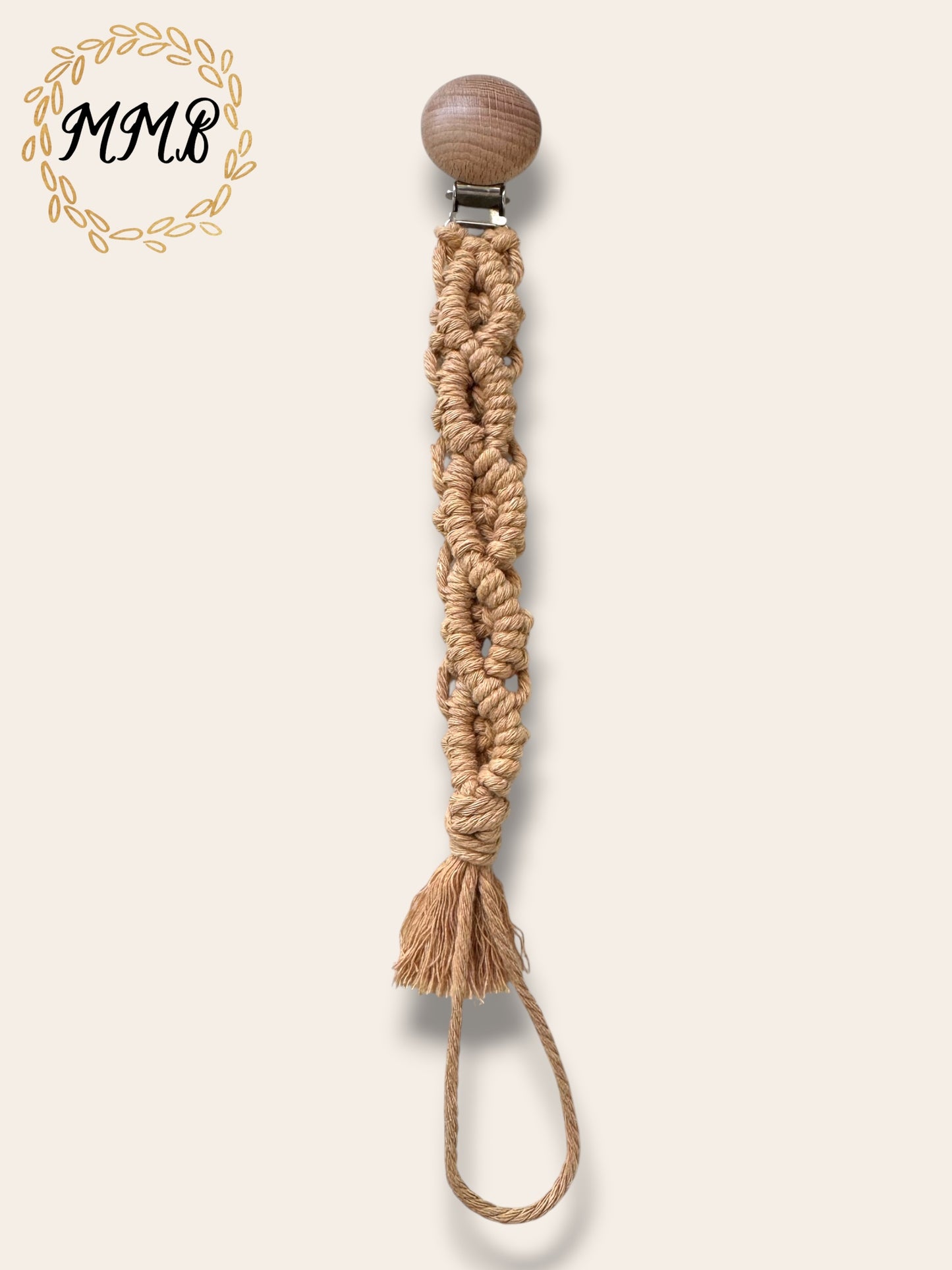 Macrame Pacifier Clip