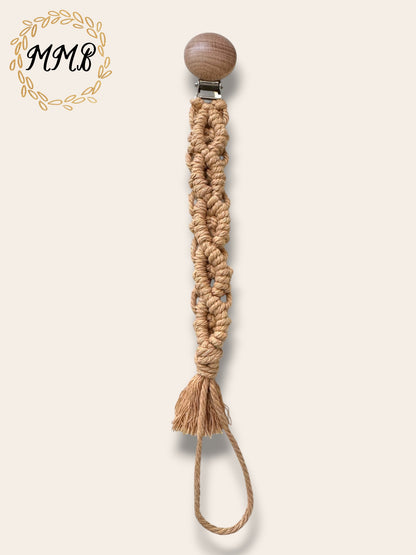 Macrame Pacifier Clip