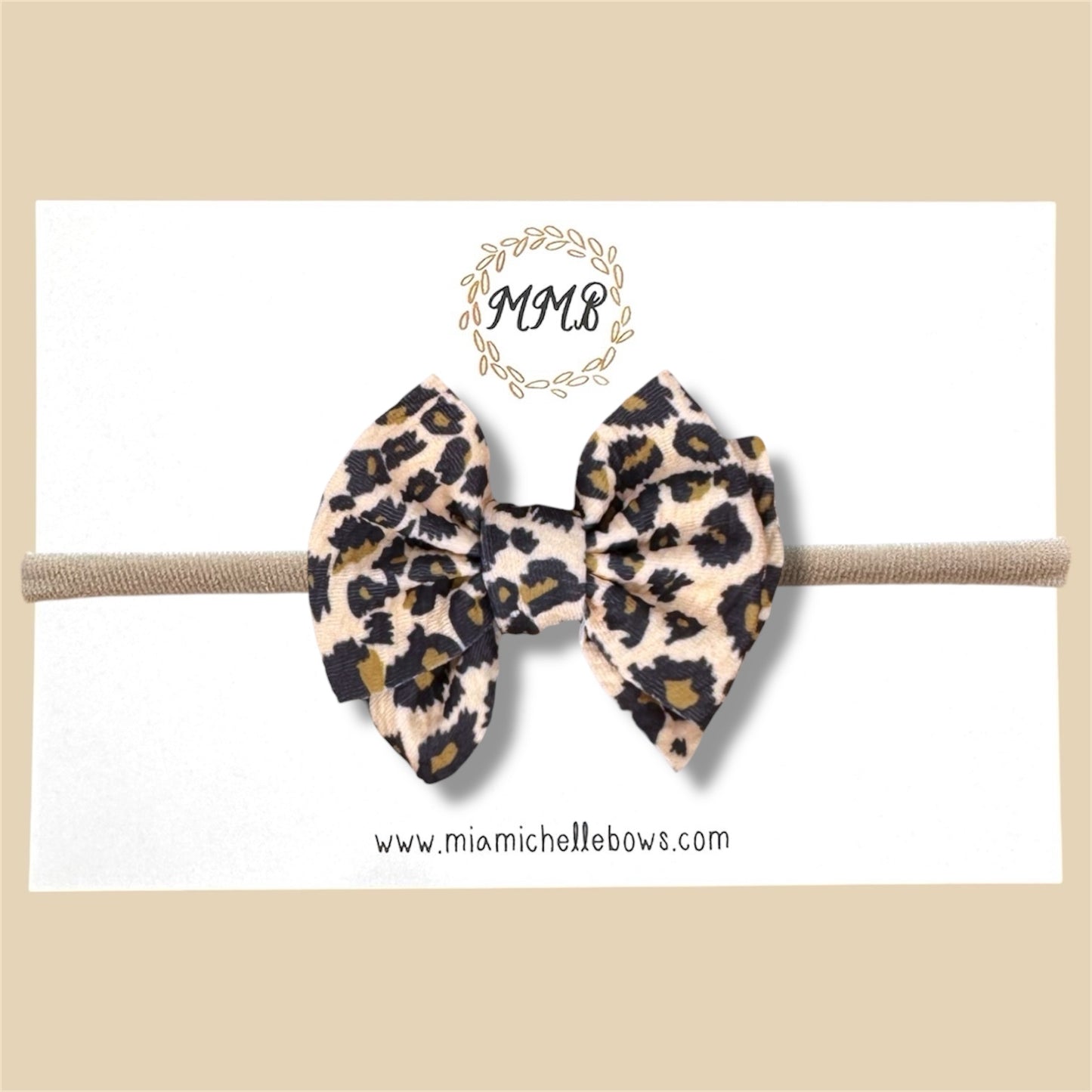 Leopard Sassy Bow
