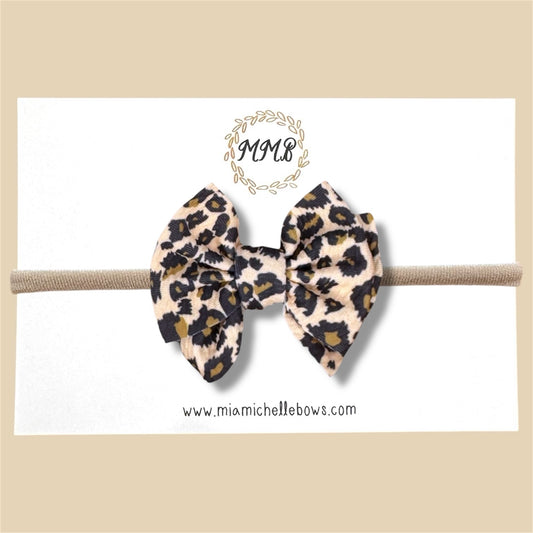 Leopard Sassy Bow