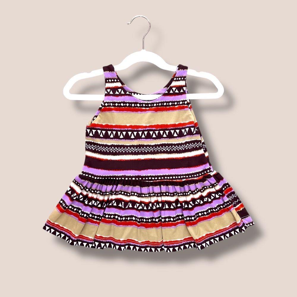 OAK Handmade Peplum Top 3T