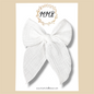 White Gauze Fairytale Bow