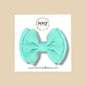 Double Layer Gauze Bow in Mint