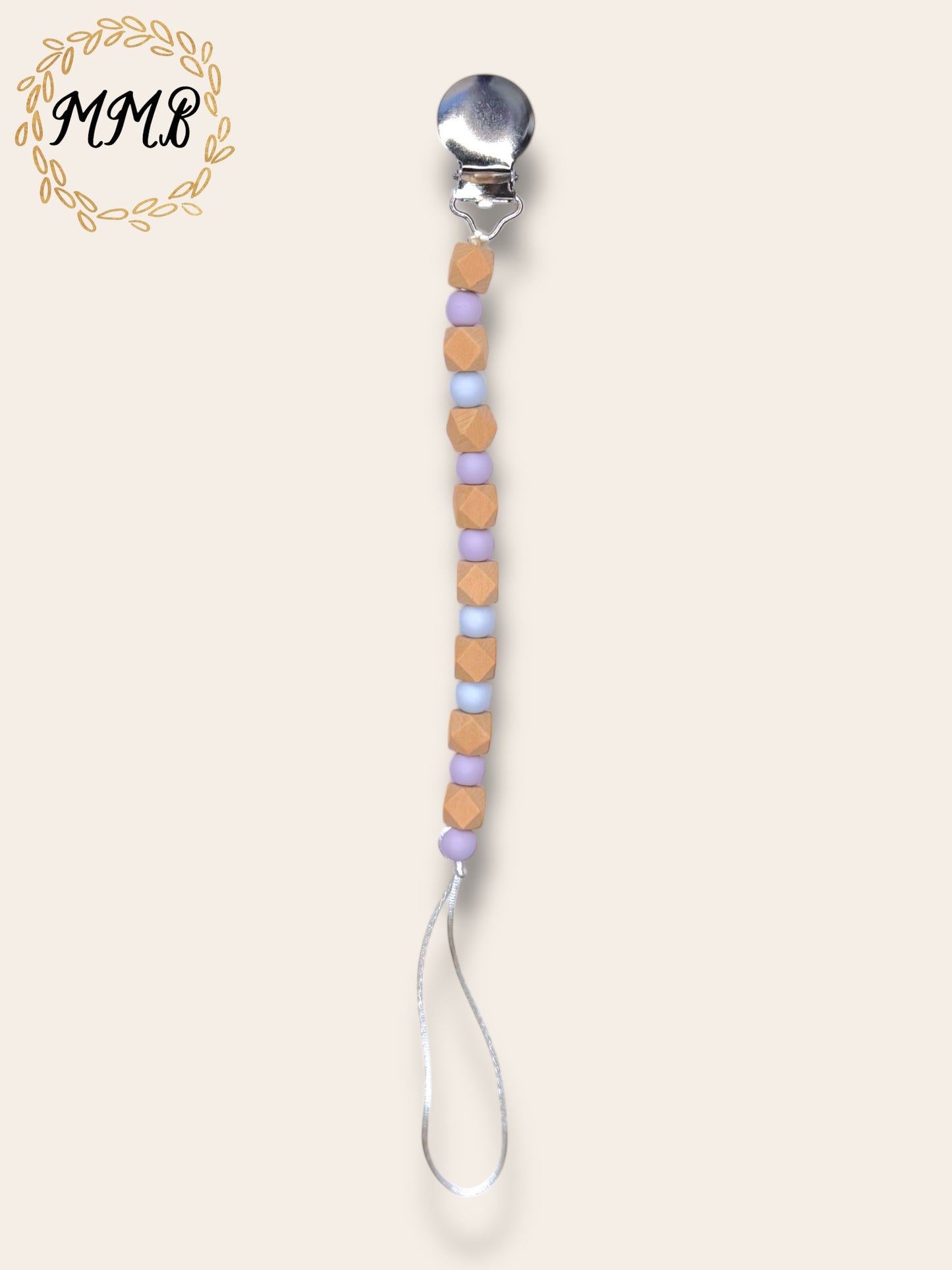 Mini Hexagon Pacifier Clip