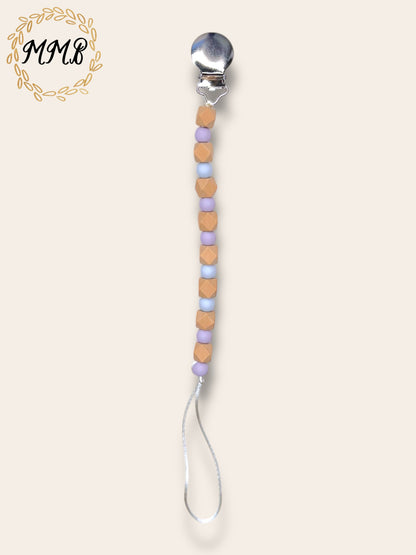 Mini Hexagon Pacifier Clip