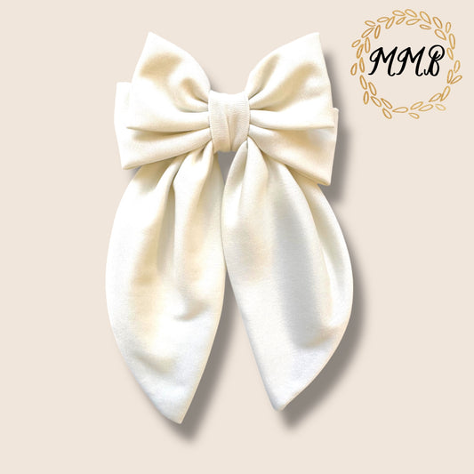 Ivory Luxe Bow