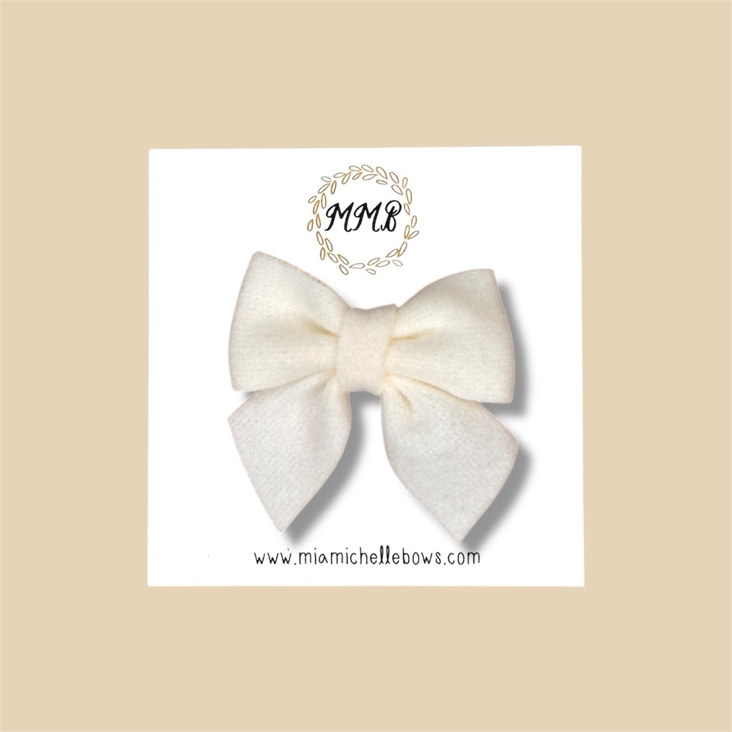 Mini Felt Bow Clips