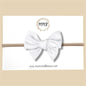 White Satin Fairytale Bow
