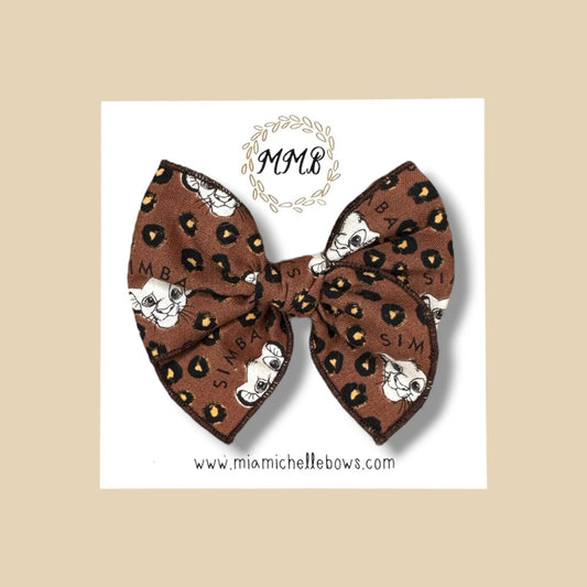 Lion King Simba Brown Fairytale Bow