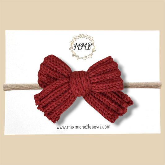 Sweater Bow in Rust