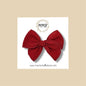 Earth Red Chiffon Fairytale Bow