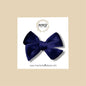 Velvet Bow in Navy