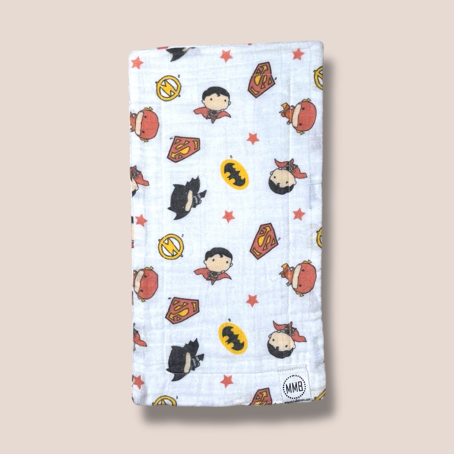 Superhero — Cotton Gauze Burp Cloth