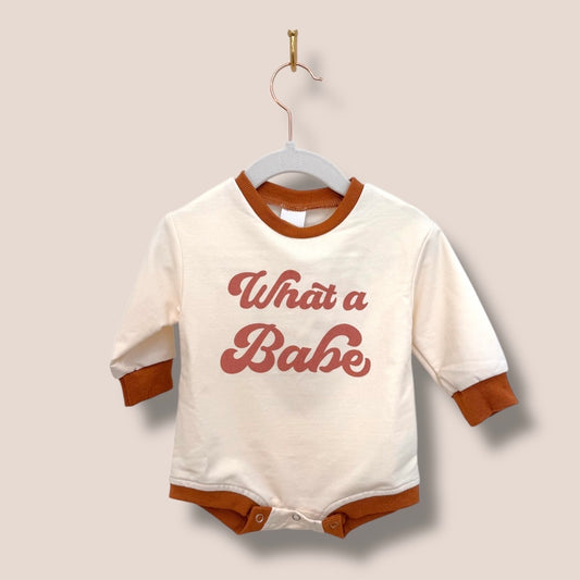“What A Babe” Romper