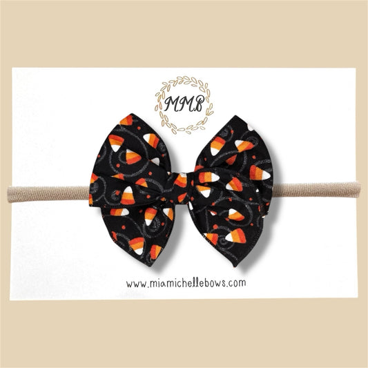 Candy Corn Shimmer Fairytale Bow