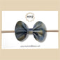 Camo Genuine Leather Bow