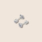 8 mm Double Sided CZ Screw Back Stud Earrings