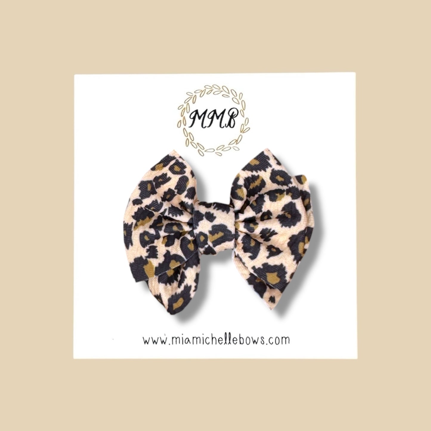 Leopard Sassy Bow