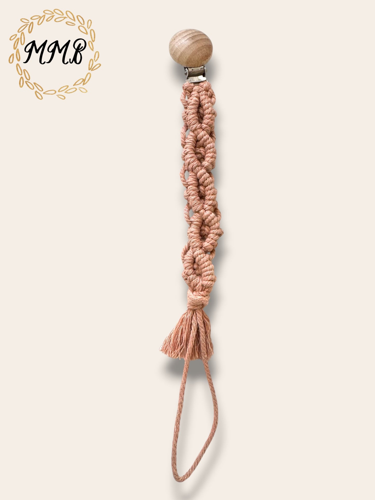 Macrame Pacifier Clip