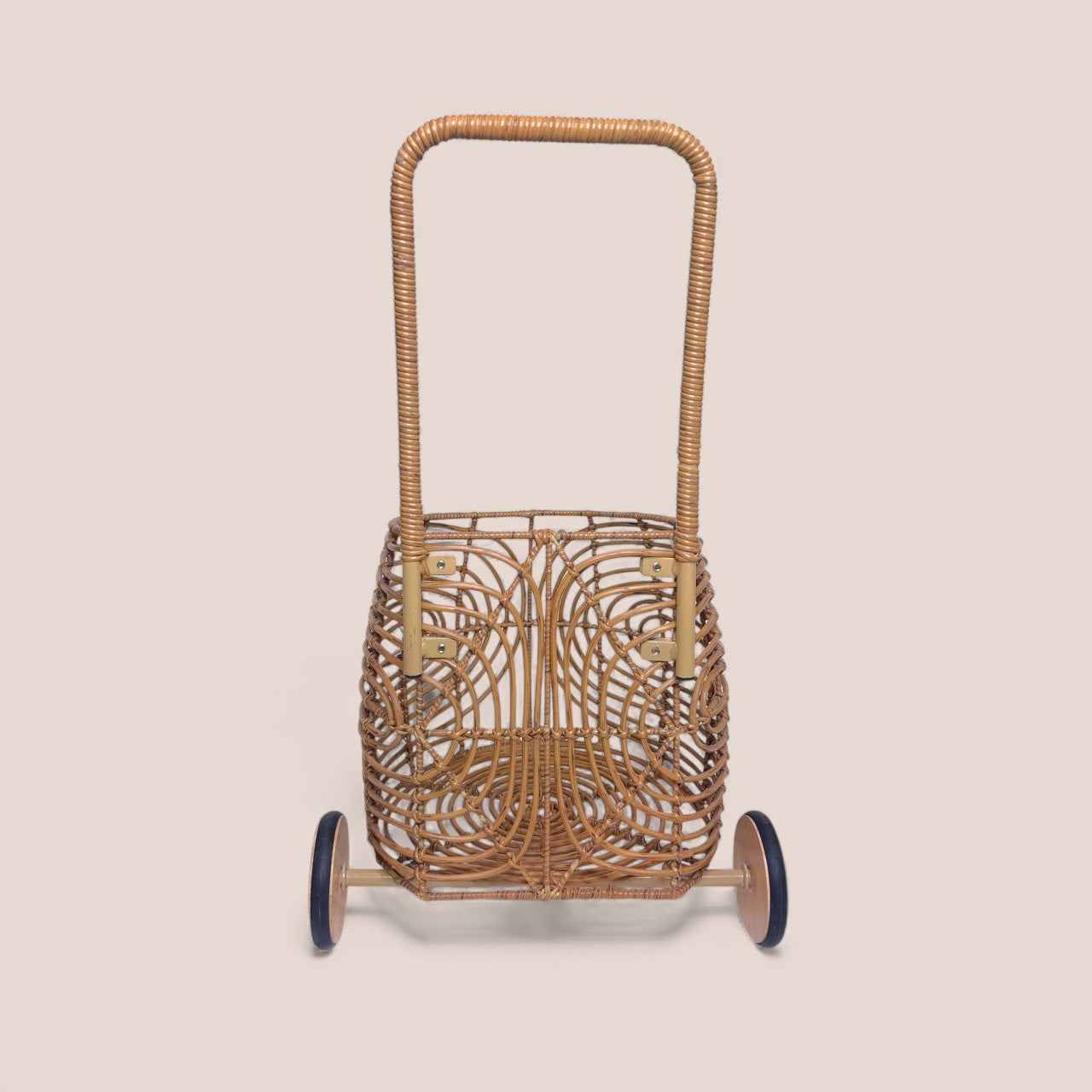 Buggy Cart- Faux Rattan Doll Furniture