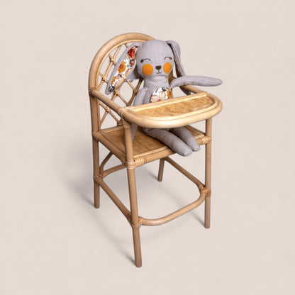 High Chair- Rattan Doll Furniture