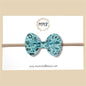 Tiffany Blue Glitter Bow