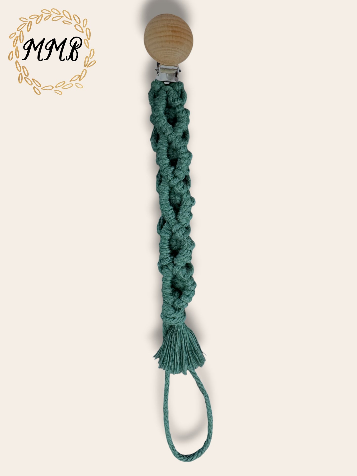 Macrame Pacifier Clip