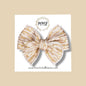 Gold & Cream Linen Fairytale Bow