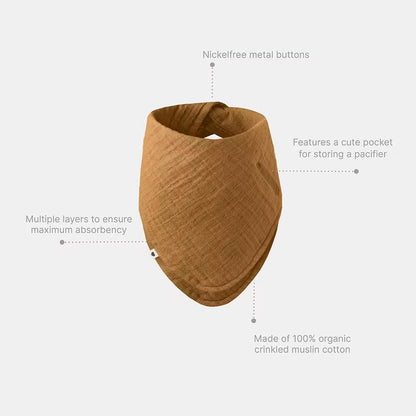 Bibs Bandana Bibs-Organic Muslin
