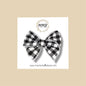 Black Gingham Fairytale Bow