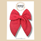 Red Swiss Dot Fairytale Bow