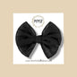 Sheer Black Fairytale Bow
