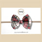 Holiday Plaid Double Bow