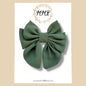 Emerald Chiffon Luxe Bow