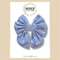 Blue & White Floral Luxe Bow