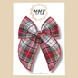 Holiday Plaid Fairytale Bow