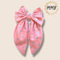 Pink Heirloom Floral Luxe Bow