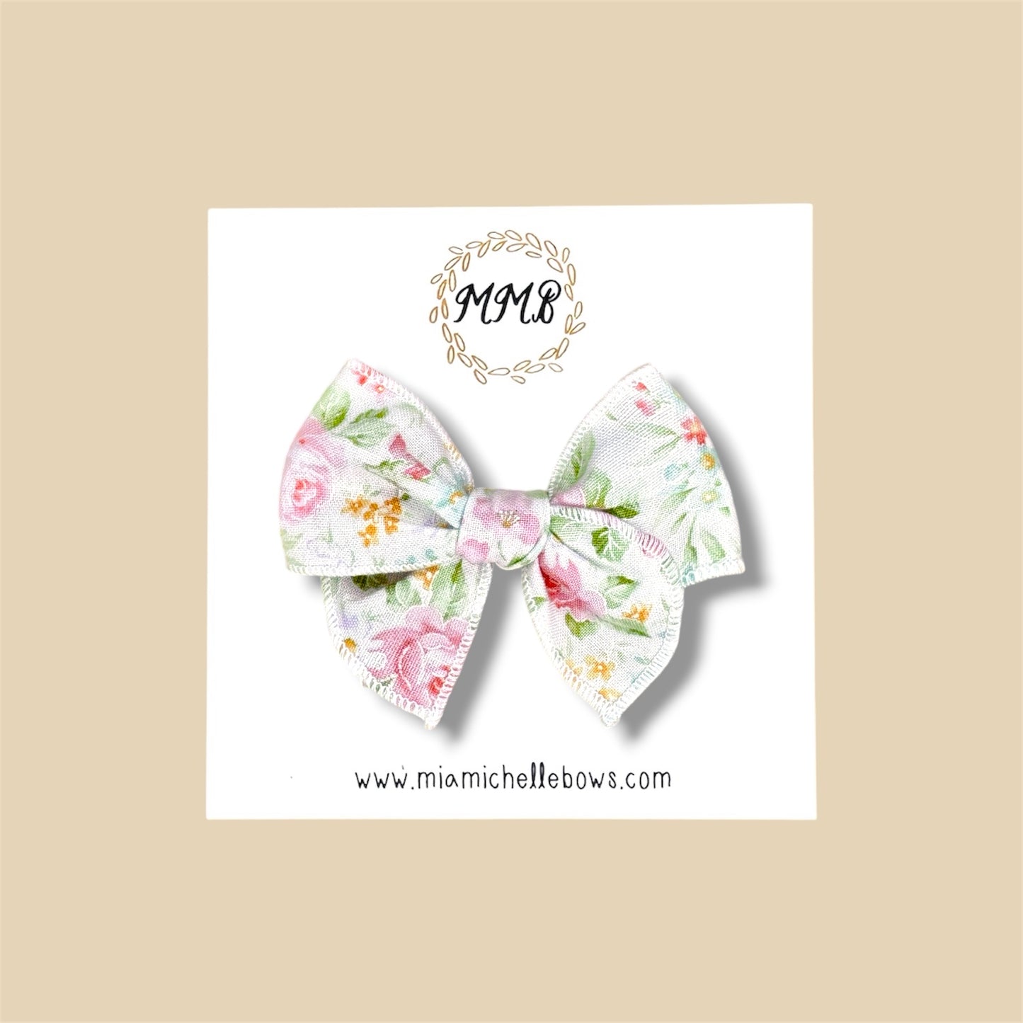 Vintage Floral Fairytale Bow