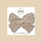 Sweater Bow in Tan