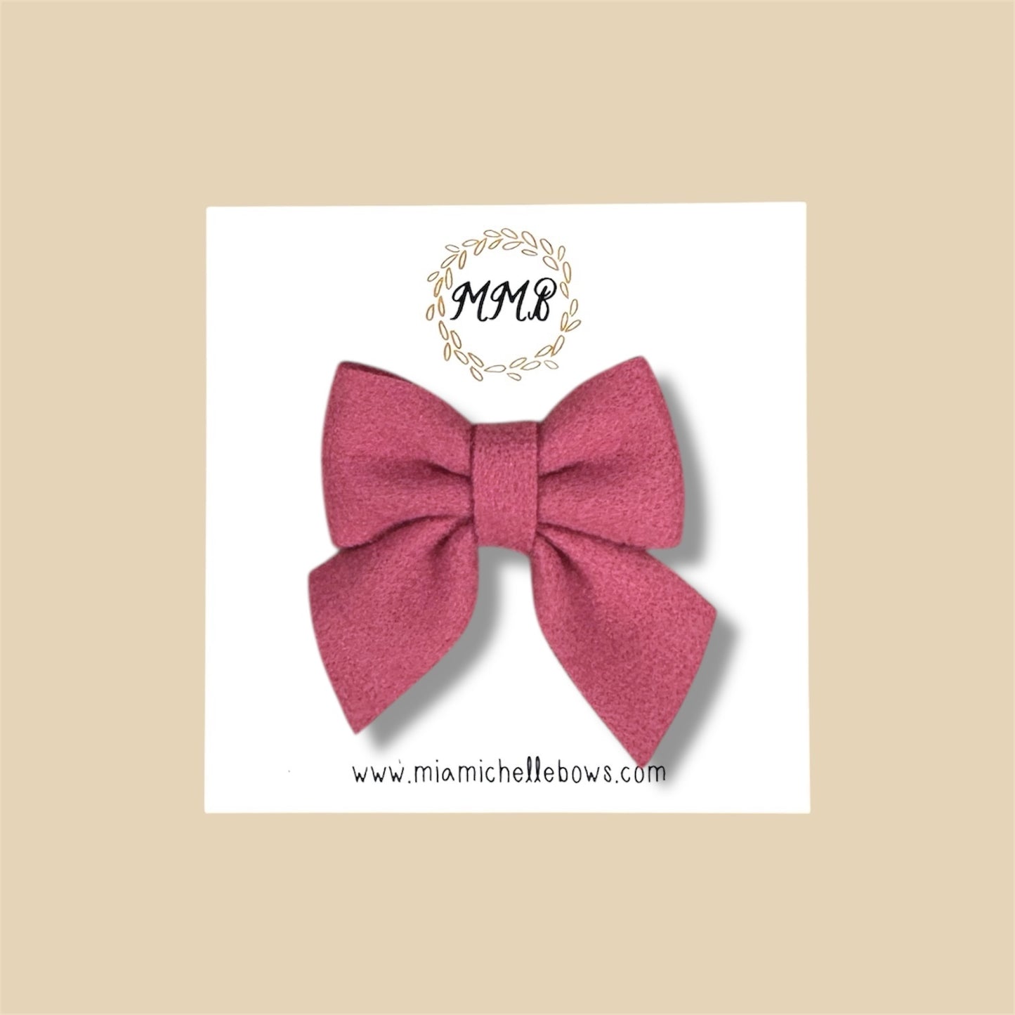Mini Felt Bow Clips