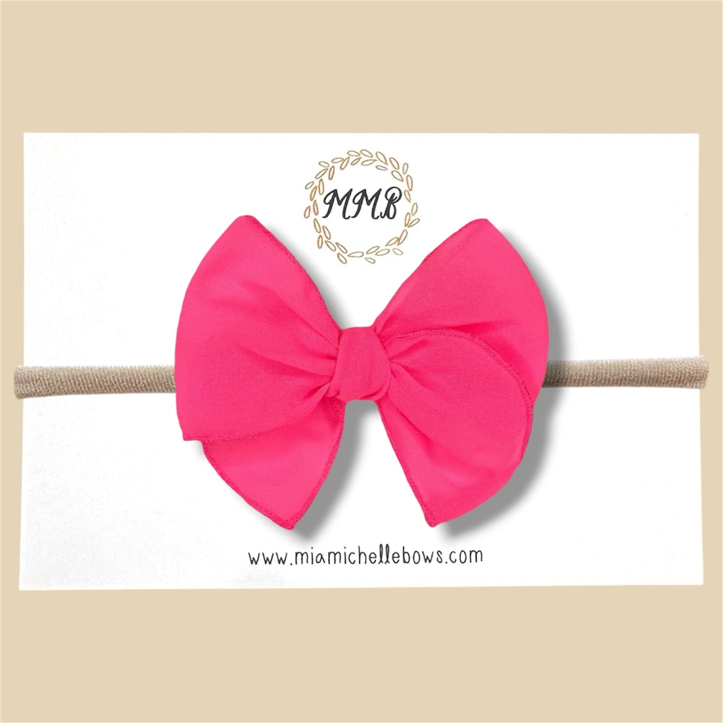 Neon Pink Fairytale Bow