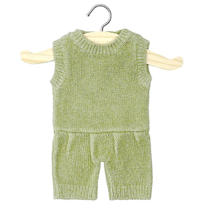 Doll—Minikane Orlando Tricot Romper in Sage