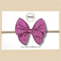 Purple Satin Fairytale Bow