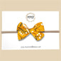 Hand-tied Mustard Meadows Bow