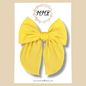 Yellow Linen Fairytale Bow