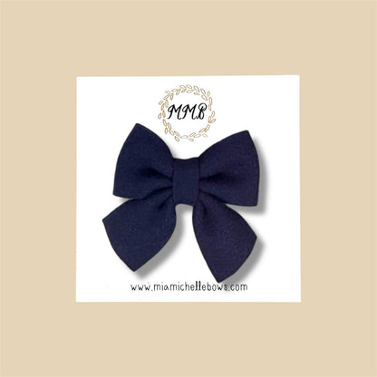 Mini Felt Bow Clips